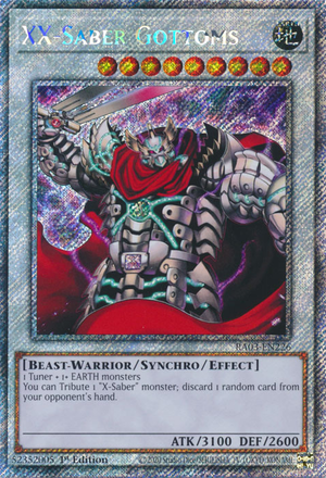 Card Errata:XX-Saber Gottoms - Yugipedia