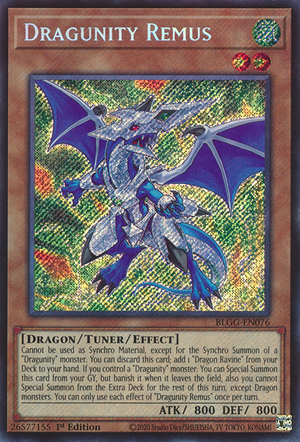 遊戯王OCG デュエルモンスターズ 3011 Dragunity Remus - Yugipedia