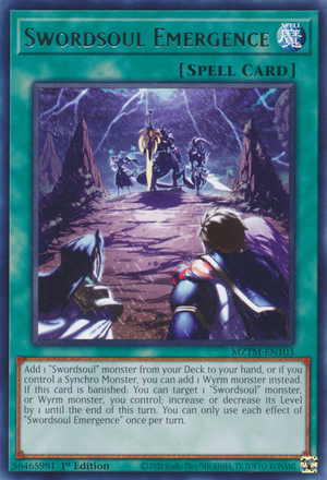yugioh swordsoul cards YUGIOH-1- of Mo Ye - BODE-EN003 - Secret Rare - 1st Edition (PLAYSET) You can draw 1 card Swordsoul Emergence - Yugipedia