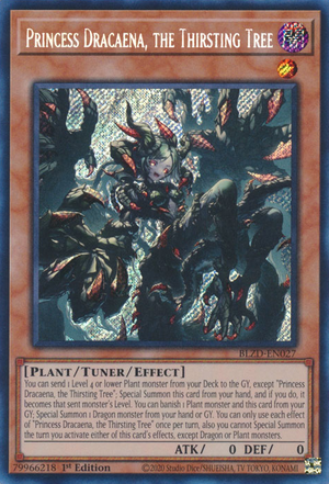 db yugioh card Princess Dracaena, the Thirsting Tree select 1 Spell Card from your Deck Yu-Gi-Oh! - Cyber Dragon (DT01-EN009)