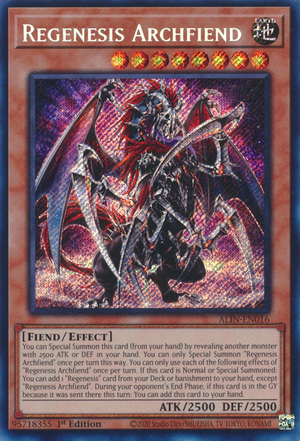 Regenesis Archfiend - Yugipedia