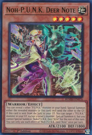 Noh-P.U.N.K. Deer Note - Yugipedia