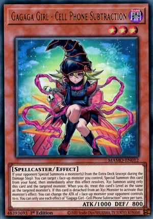 Gagaga Girl - Cell Phone Subtraction - Yugipedia