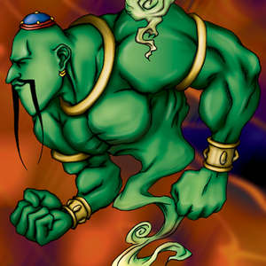 La Jinn the Mystical Genie of the Lamp (Master Duel) - Yugipedia -  Yu-Gi-Oh! wiki