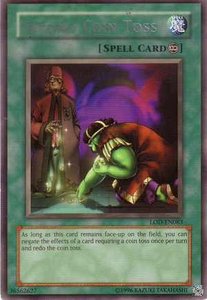 Card Errata:Second Coin Toss - Yugipedia