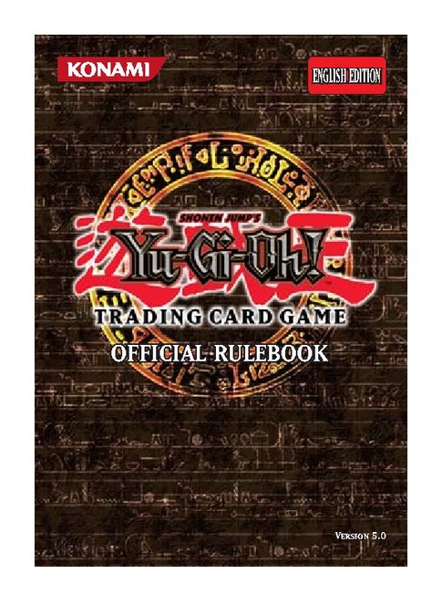 Yu-Gi-Oh Trading Card Game - OFFICIAL RULEBOOK Version 5.0