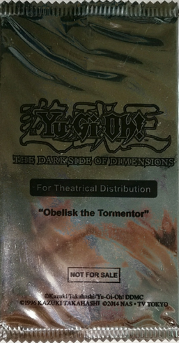 Yu-Gi-Oh! The Dark Side of Dimensions Blu-ray & DVD promotional card