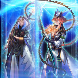 "Dragonpit Magician" and "Dragonpulse Magician" in the artwork of "Pendulum Call".