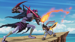 Vowing to believe in Yuya, Gong prepares to clash with "Shaman Battleguard".