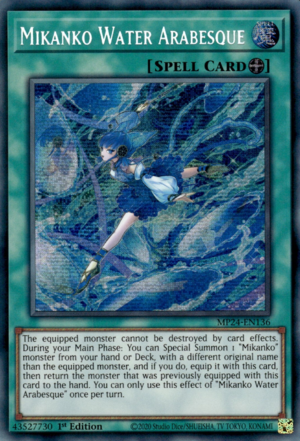 best decks yugioh Mikanko Water Arabesque AMDE-EN032 Yu-Gi-Oh! Card
