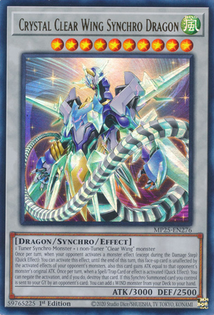 Crystal Clear Wing Synchro Dragon - Yugipedia