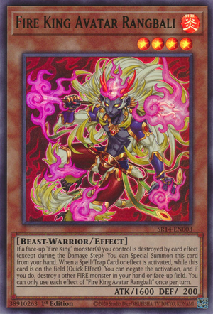 Fire King Avatar Rangbali - Yugipedia - Yu-Gi-Oh! wiki