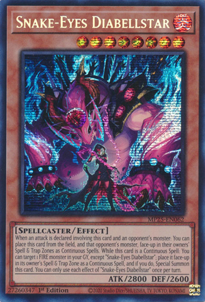 snake eyes yugioh cards ALIN-EN040 - Snake-Eyes Vengeance Dragon - Ultra Rare main image 0