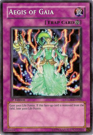 yugioh card gain life points instead of losing Card Errata:Aegis of Gaia