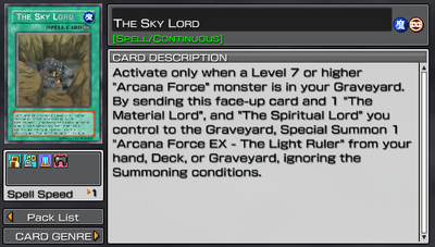 The Sky Lord Force 4 Yugipedia Yu Gi Oh Wiki