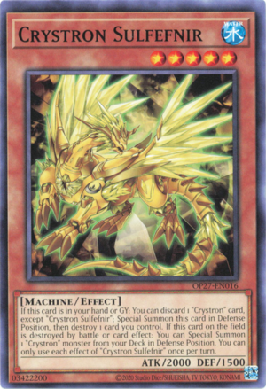 yugioh crystron cards CR06-AE077 Smiger (UR) except this card Crystron Sulfefnir - Yugipedia