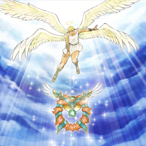 "Shining Angel" and "Nova Summoner" in the artwork of "Photon Lead".