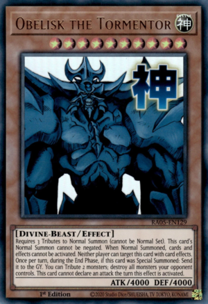 Obelisk the Tormentor - Yugipedia