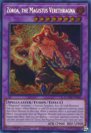 Zoroa, the Magistus Verethragna (BLMM-EN045 - Secret Rare)