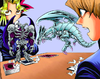 Blue-Eyes White Dragon refusing Kaiba's order to attack