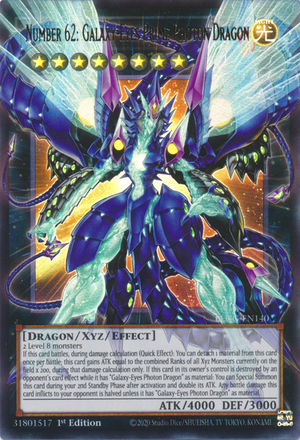 Number 62: Galaxy-Eyes Prime Photon Dragon - Yugipedia