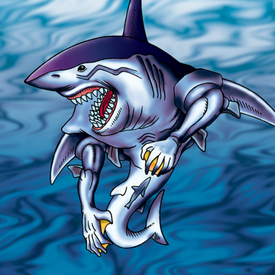 great white yugioh card Blue-Eyes Dragon Set #3 (Anime Art) - 8 cards set this version of Blue Yugioh Great White Card