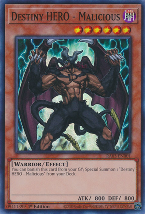 Destiny HERO - Malicious - Yugipedia