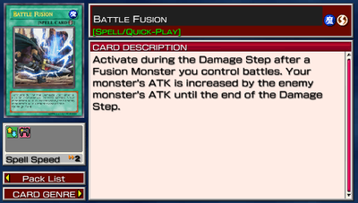 battle fusion yugioh card Yu-Gi-Oh - YG08-EN001 You can only activate 1 Branded Fusion once per turn. Yu-Gi-Oh! - Brilliant Fusion -