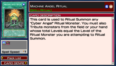 Machine Angel Ritual Force 3 Yugipedia Yu Gi Oh Wiki