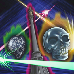 "Cabrera Stone", "Ashoka Pillar" and "Crystal Skull" in the anime artwork of "Triangle O".