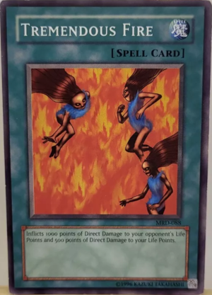 tremendous fire yugioh card Errata:Tremendous Tremendous Fire 2023 Yu-Gi-Oh! Metal