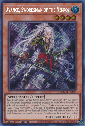 Avance, Swordsman of the Nekroz - Yugipedia