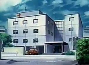 anime hospital building