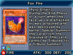 Fox Fire (World Championship 2008) - Yugipedia