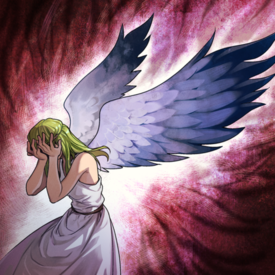 Card Artworks:Fallen Angel in Darkness - Yugipedia