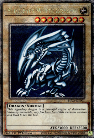 ☆ PSA7 LB-01 青眼の白龍 Blue-Eyes White 美しき Dragon