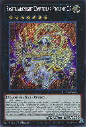 遊戯王OCG デュエルモンスターズ tol Exstellarknight Constellar Ptolemy Ω7 - Yugipedia