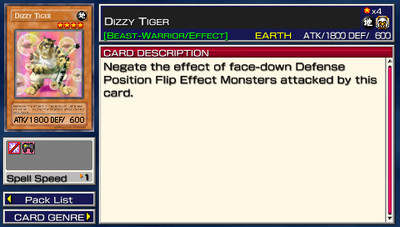 Dizzy Tiger (Tag Force 2) - Yugipedia