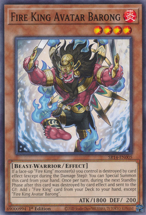 Fire King Avatar Barong - Yugipedia