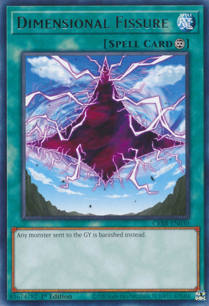 fissure yugioh card Fissure (Quarter Century Secret Rare)