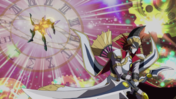 "Enlightenment Paladin" destroys "Battlewasp - Hama the Conquering Bow".