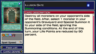 illusion gate yugioh card Illusion Gate