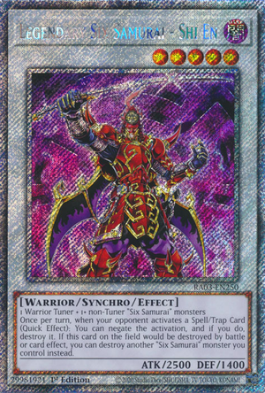 Legendary Six Samurai - Shi En - Yugipedia Legendary Six Samurai - Shi En - Yugipedia