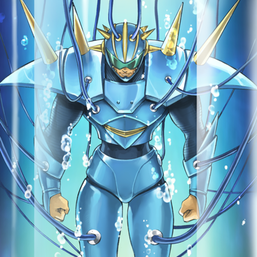 "Super Roboyarou" in the artwork of "Cybernetic Zone"