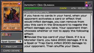 Infernity Des Gunman Force 5 Yugipedia Yu Gi Oh Wiki