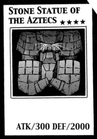 Stone Statue Of The Aztecs Manga Yugipedia Yu Gi Oh Wiki