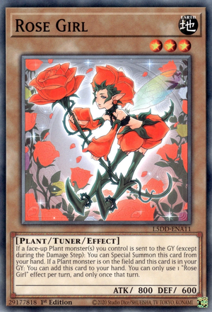 girly yugioh cards Yu-Gi-Oh - Gagaga Girl (ABYR-ENSE1) - Abyss Rising SE - Limited Edition Botanical Girl - Yu-Gi-Oh! Card
