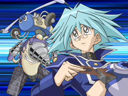 Syrus with "Drillroid" and "Gyroid".