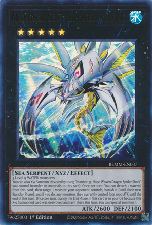 遊戯王 - YO Number S37: Spider Shark - Yugipedia
