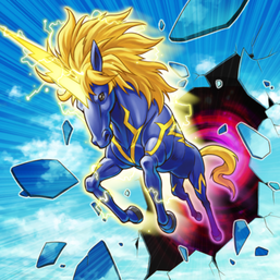 "Thunder Unicorn" in the artwork of "Unicorn Beacon"